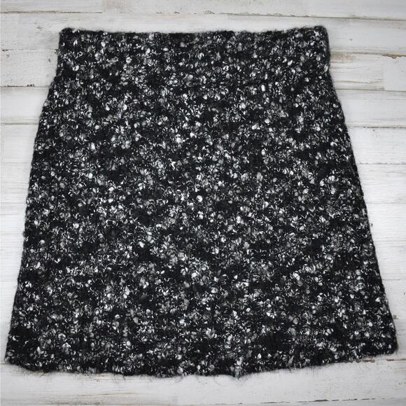 Fenn Wright Mason black/gray short stretchy sweater skirt Women's size medium - Picture 1 of 8